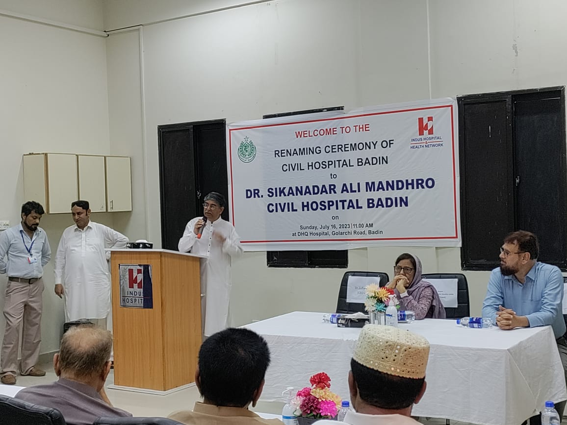 Dr Zafar Zaidi addressing at the occasion